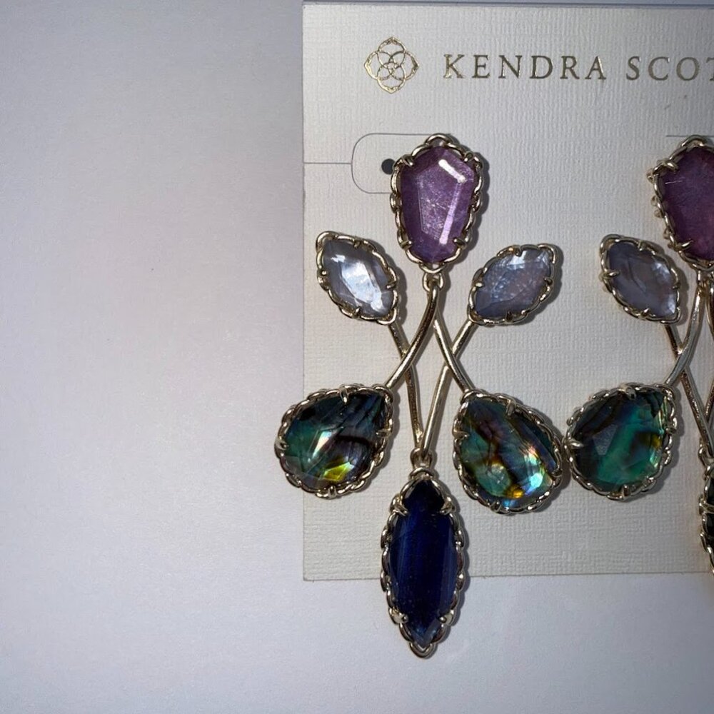 Kendra Scott Multicolor Stone Statement Earrings - image 4